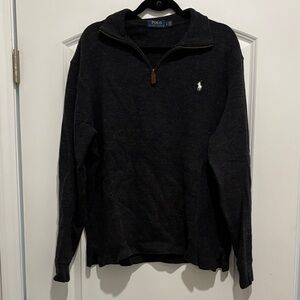 Ralph Lauren Charcoal Knit Top